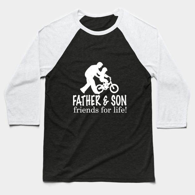 Father'day Baseball T-Shirt by Quannc